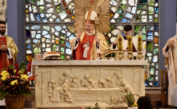 Eucharystia miała miejsce w rumskim kościele św. Józefa i św. Judy Tadeusza.