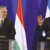 Premier Węgier Viktor Orbán (z lewej) i były premier Izraela Benjamin Netanjahu rozumieli się bardzo dobrze.