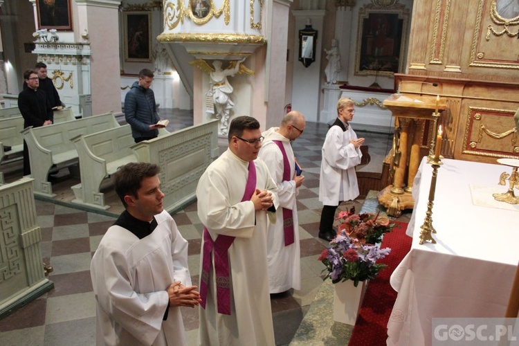 Rekolekcje kleryków w sanktuarium Matki Bożej Wychowawczyni Powołań Kapłańskich