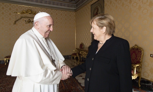 Franciszek, Bartłomiej i Merkel na modlitwie o pokój w Rzymie