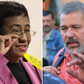  Maria Ressa i Dmitrij Muratow 