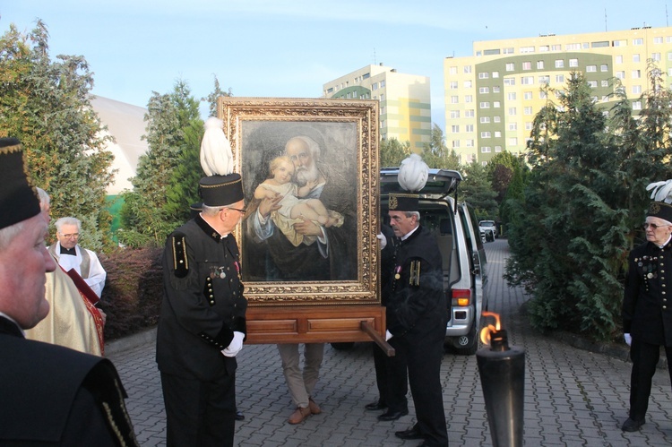 Powitanie św. Józefa w lubińskim kościele pw. św. Jana Bosko 