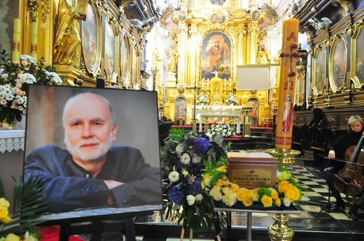 Pogrzeb Adama Zagajewskiego