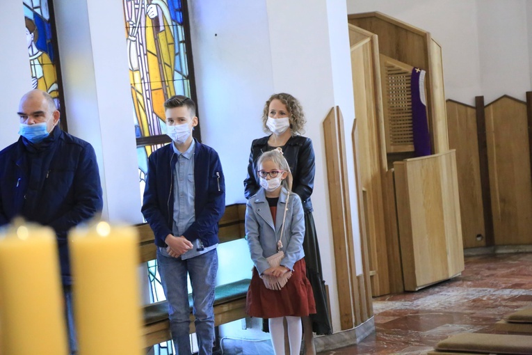 Poświęcenie figury św. Józefa w Łososinie Dolnej