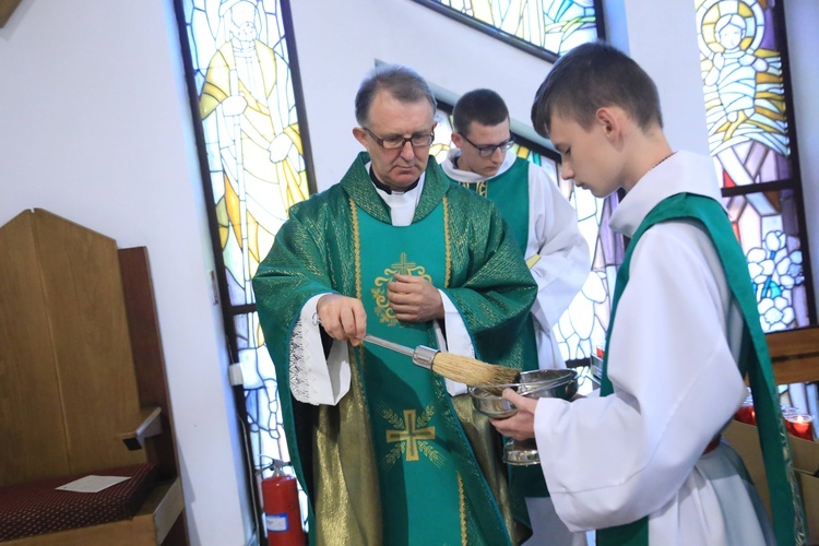 Poświęcenie figury św. Józefa w Łososinie Dolnej