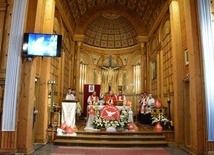 Skierkowizna. Poświęcenie figury patrona parafii