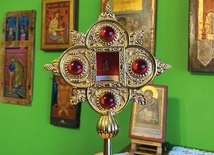 Relikwie pochodzą z Jędrzejowa, miejsca pochówku  bł. Wincentego.