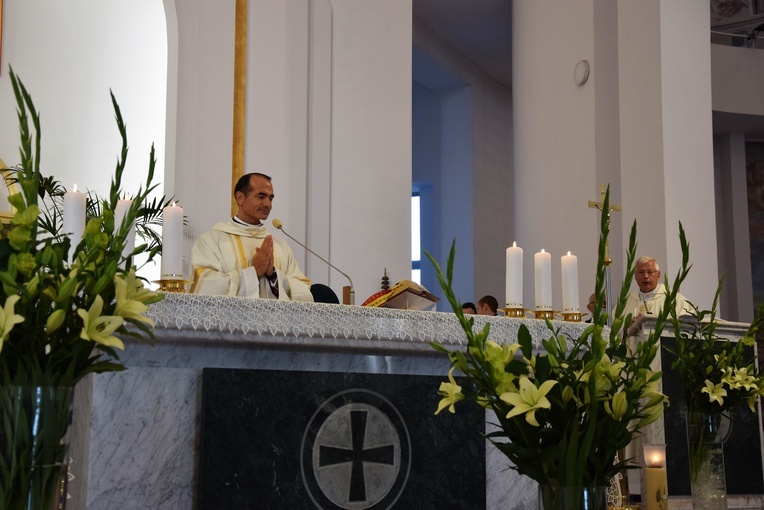 Poświęcnie figury św. Jóżefa w parafii na Boryszewie