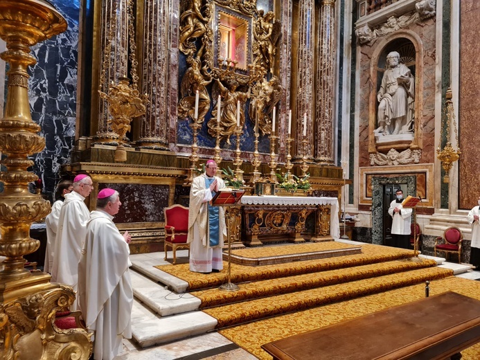 Msza św. w bazylice Matki Bożej Większej