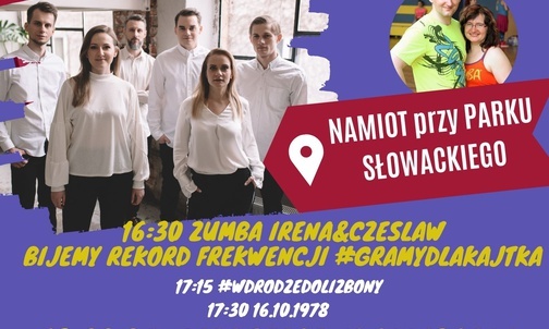 Koncert Play&Pray i #rozruch dla Kajtka w parku Słowackiego