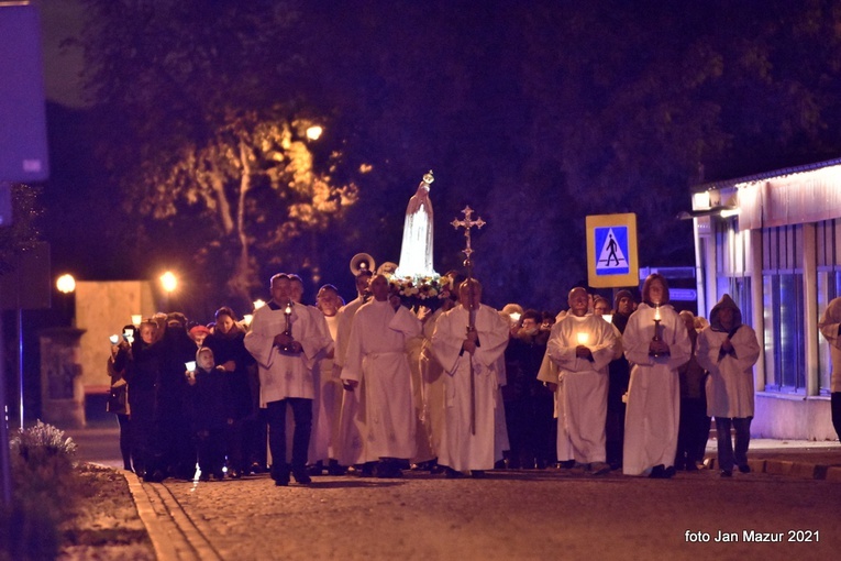 Nabożeństwo fatimskie w Żaganiu
