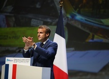 Prezydent Emmanuel Macron 