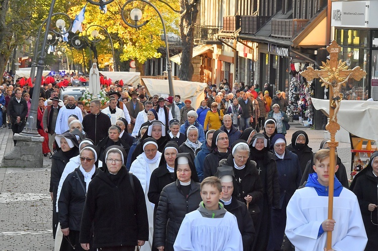 Z Matką Bożą Fatimską przez Zakopane