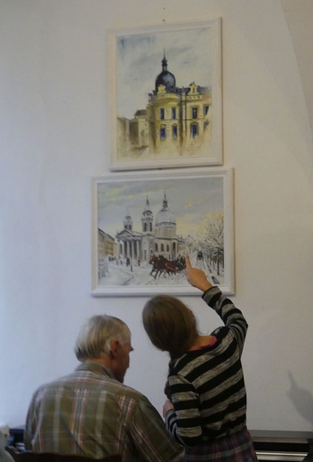 "Ustami malowane" - wystawa prac Jana Sporka z Glinki w Bielsku-Białej