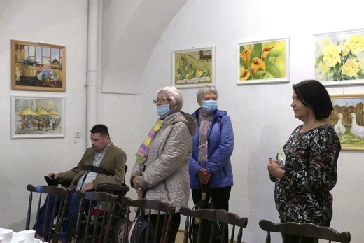 "Ustami malowane" - wystawa prac Jana Sporka z Glinki w Bielsku-Białej