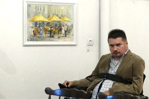 "Ustami malowane" - wystawa prac Jana Sporka z Glinki w Bielsku-Białej