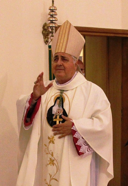 Nuncjusz apostolski abp Salvatore Pennacchio w parafii NSPJ w Kętach
