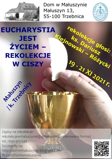 Małuszyn. Rekolekcje w ciszy o Eucharystii