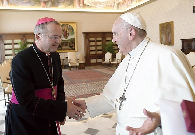 Spotkanie z papieżem Franciszkiem.