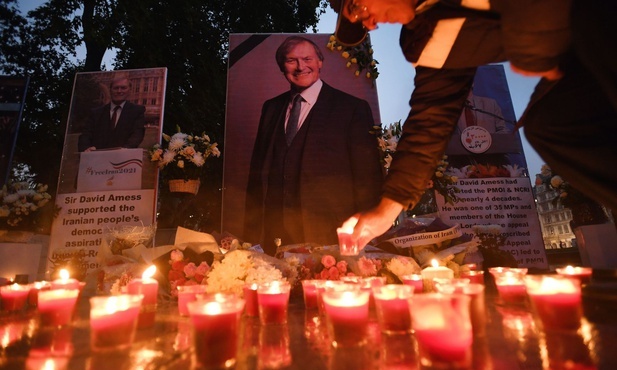 Wyraz pamięci i szacunku dla zamordowanego Sir Davida Amessa