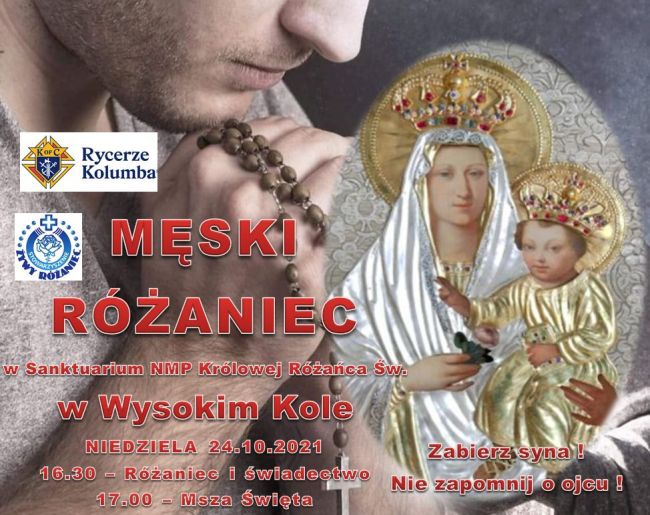 Męski Różaniec w Wysokim Kole