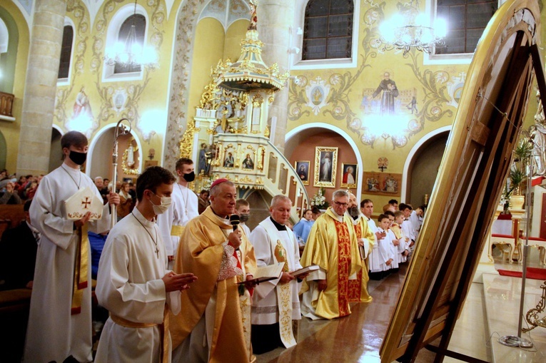 Ołpiny. Poświęcenie obrazu i zawierzenie św. Józefowi