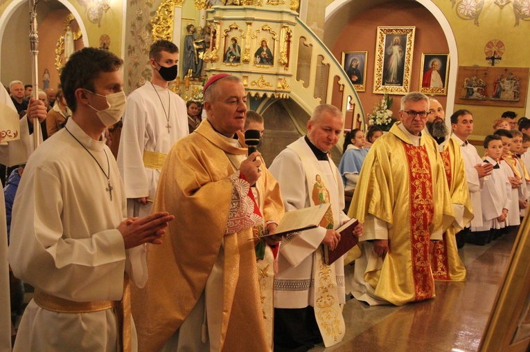 Ołpiny. Poświęcenie obrazu i zawierzenie św. Józefowi