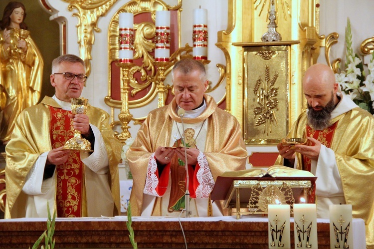 Ołpiny. Poświęcenie obrazu i zawierzenie św. Józefowi