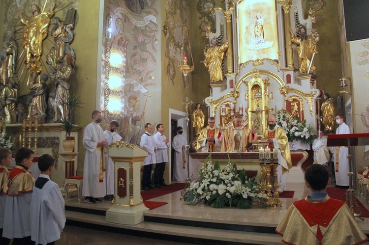 Ołpiny. Poświęcenie obrazu i zawierzenie św. Józefowi