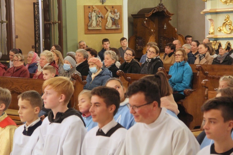 Ołpiny. Poświęcenie obrazu i zawierzenie św. Józefowi