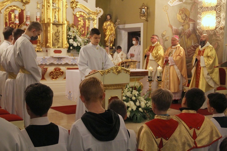 Ołpiny. Poświęcenie obrazu i zawierzenie św. Józefowi