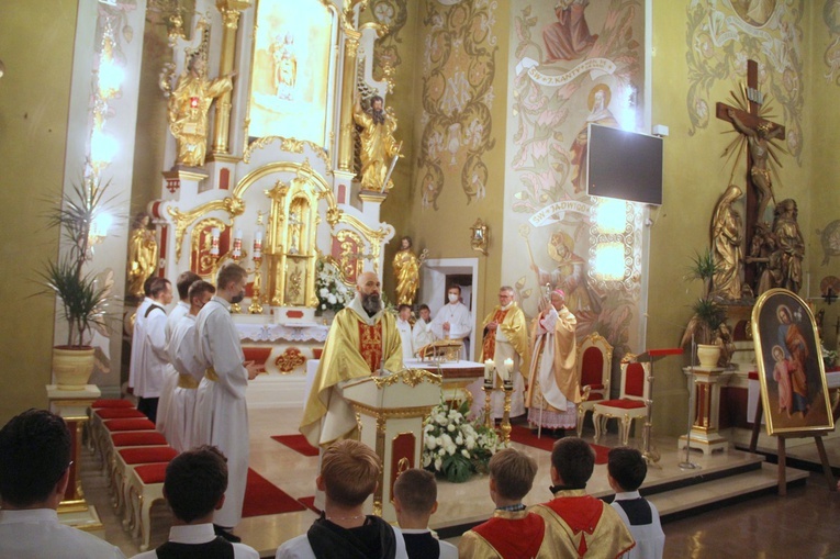 Ołpiny. Poświęcenie obrazu i zawierzenie św. Józefowi
