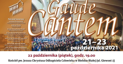 W Bielsku-Białej i okolicy trwa festiwal chórów Gaude Cantem