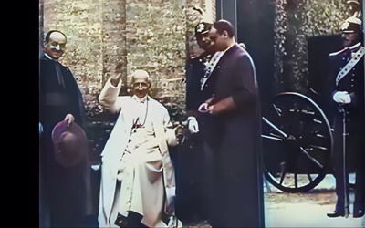 Leon XIII - zobacz papieża na filmie z 1896 roku!