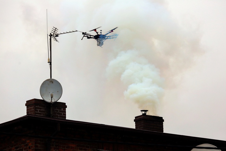 Katowice. Straż Miejska rozpoczęła kontrolne loty dronem