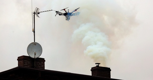 Katowice. Straż Miejska rozpoczęła kontrolne loty dronem