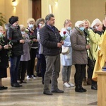 Wprowadzenie relikwii św. Rity do kościoła w Cygańskim Lesie