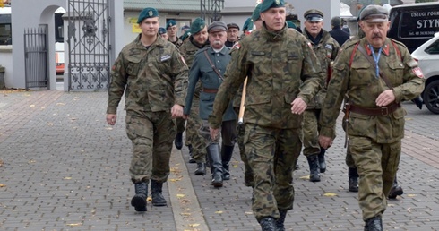 Początek Marszu Szlakiem Walk Legionów Polskich 