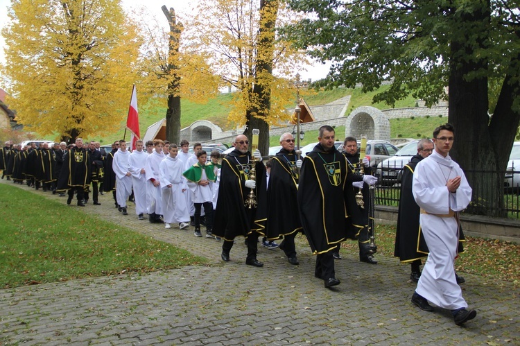 Jurków k. Limanowej. Nowa chorągiew Zakonu Rycerzy św. Jana Pawła II