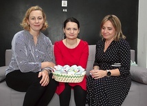 ▲	Od lewej: Joanna Dworaczek, Agnieszka Wodzyńska i Magdalena Orłowska.