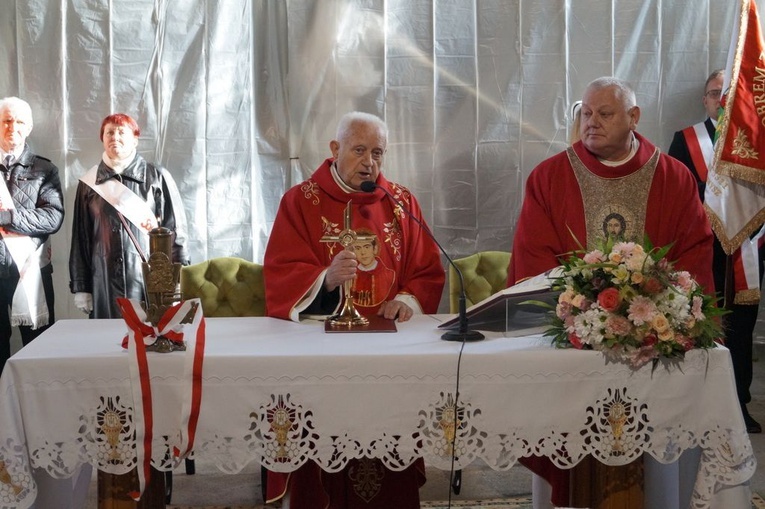 Lekowo. Relikwie bł. ks. Jerzego Popiełuszki