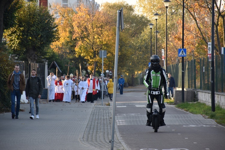 Krzyż w Gdańsku Brzeźnie poświęcony