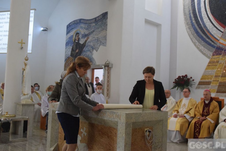 Poświęcenie kościoła w Żarach