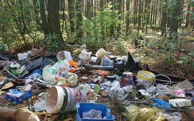 Leśnicy: stosy śmieci w lasach na południu Polski
