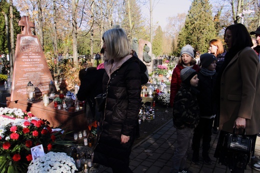 1 listopada 2021 na cmentarzu Rakowickim