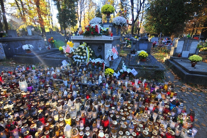 Uroczystość Wszystkicych Świętych na cmentarzu Rakowickim 2021