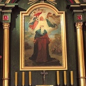 ▲	Wizerunek św. Klemensa w ustrońskim kościele parafialnym.