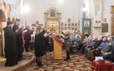 Zaprezentowano utwory muzyki cerkiewnej tradycji bizantyjskiej.