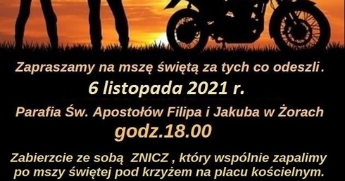 Żory. Memento za zmarlych motocyklistów