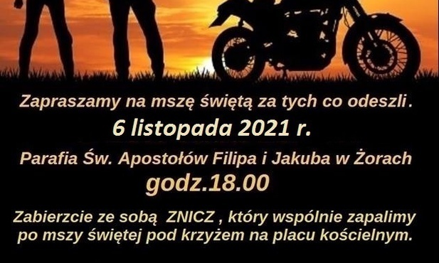 Żory. Memento za zmarlych motocyklistów